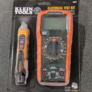 Klein Tools Electrical Test Kit - Black and Orange